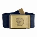 Canvas Brass Belt 4 cm